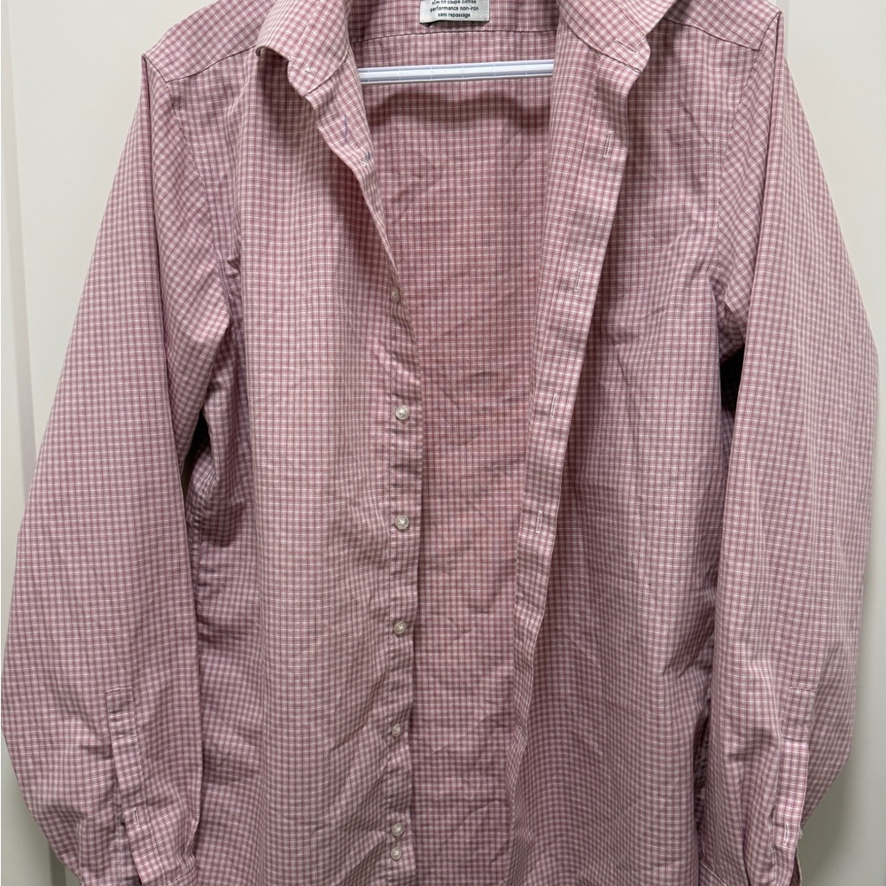 Calvin Klein Pink Checkered Shirt